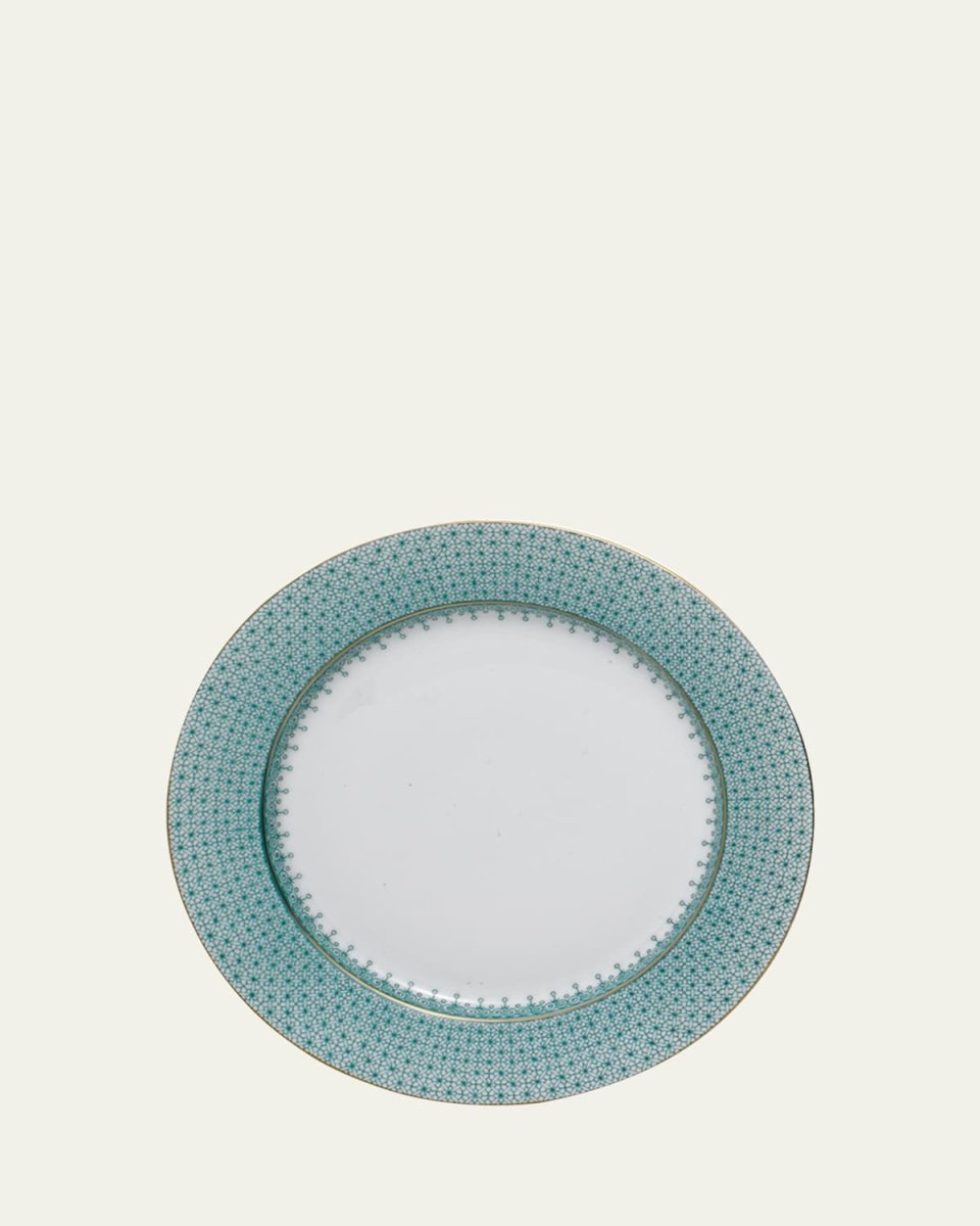 Green Lace Bread & Butter Plate